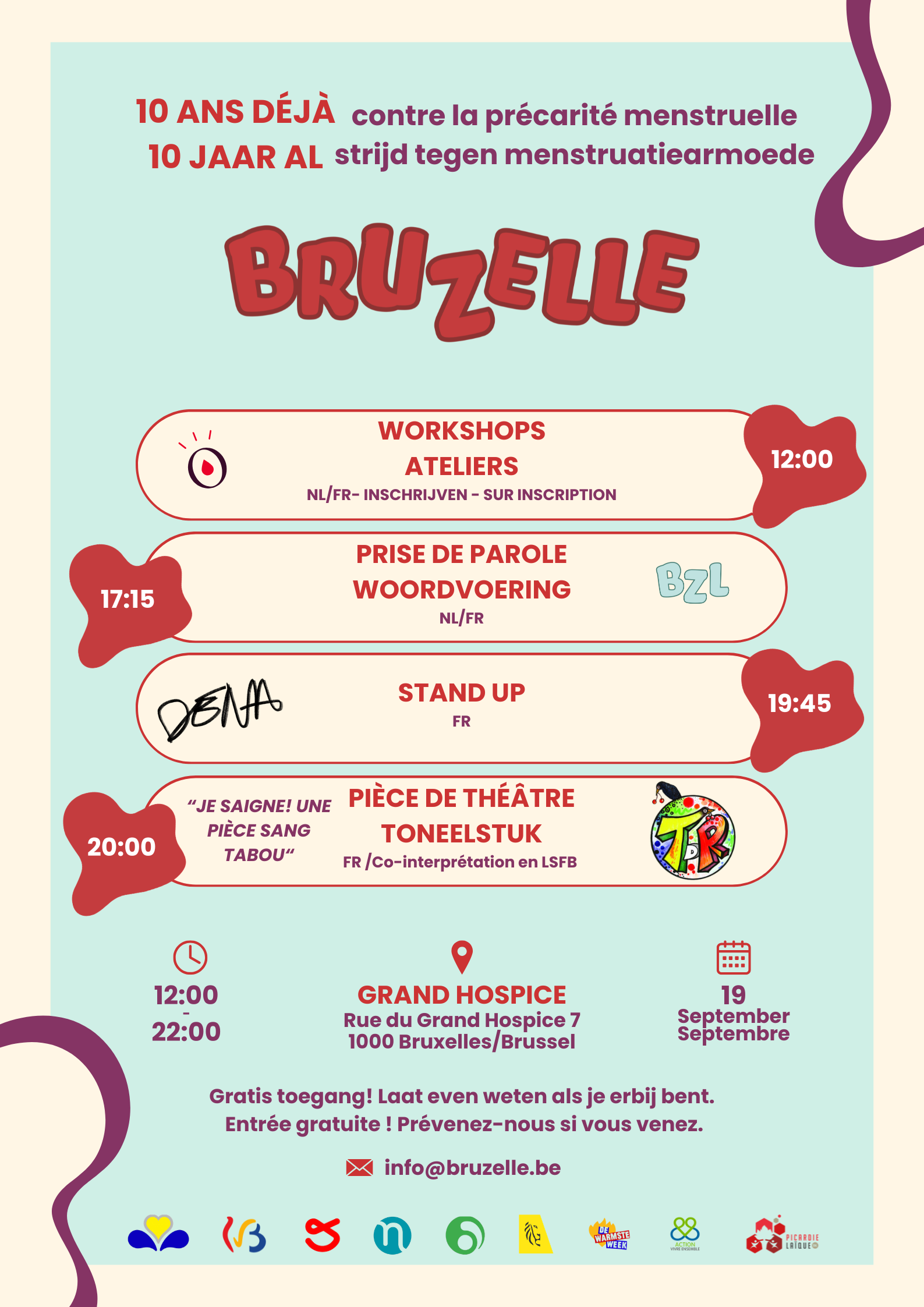 BruZelle – 10 ans déjà! Evénement gratuit!